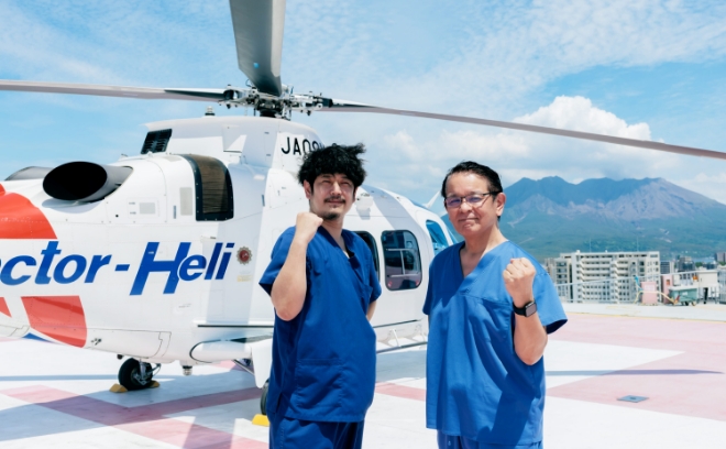 センター長と医師