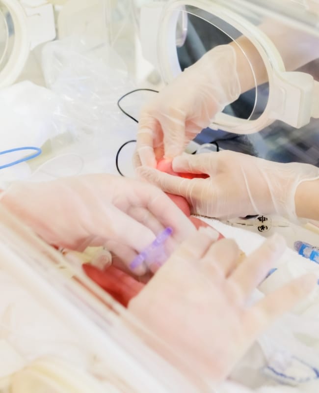 新生児の体調チェック